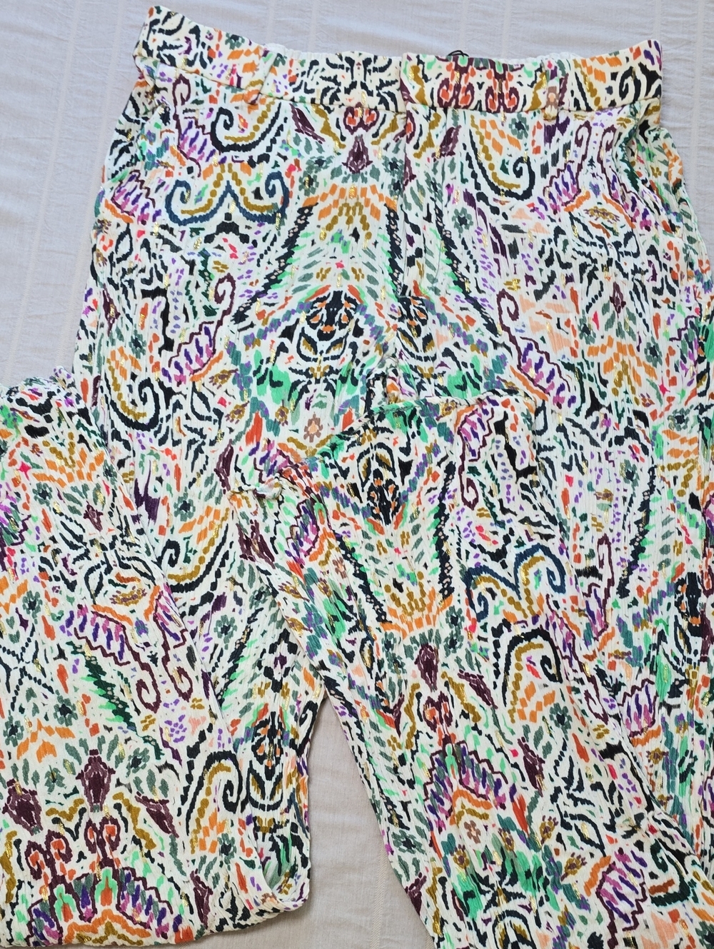 Zara Flare Trouser Palazzo Pants Women's Size Small - Picture 2 of 11